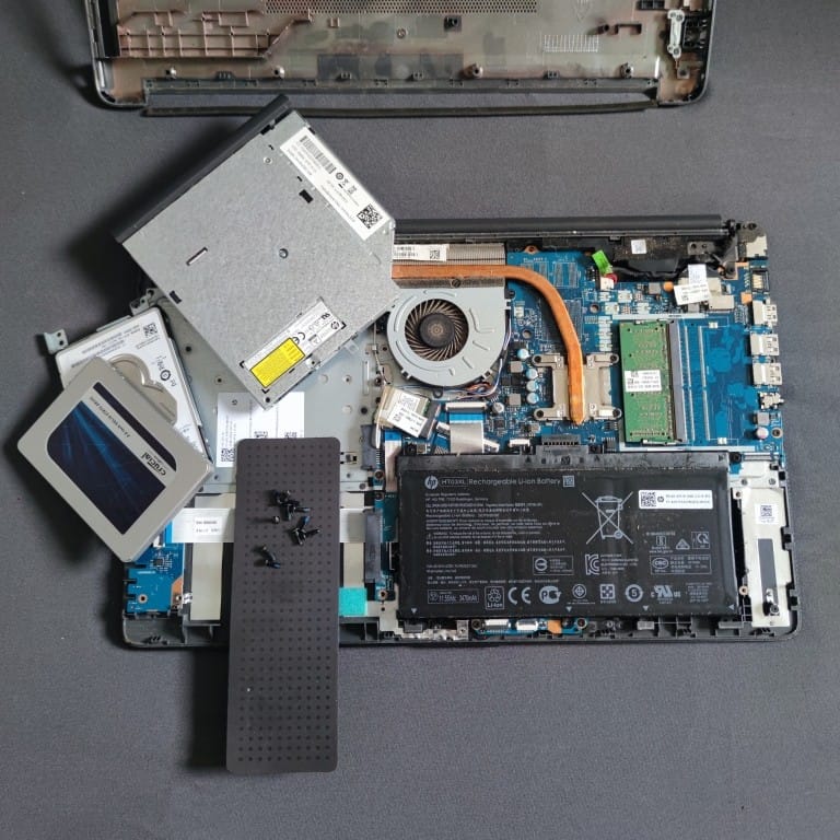 Dépannage informatique à Pontivy – réparation PC portable - SSD batterie ventilateur